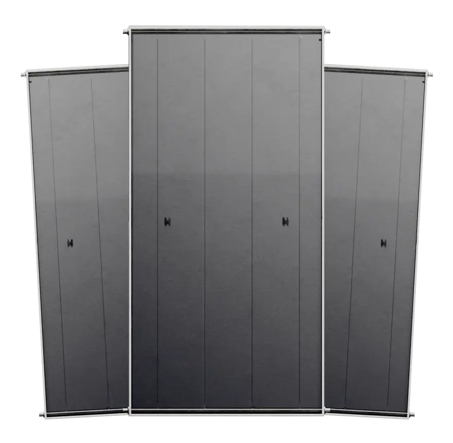 Imagem ilustrativa Coletor Solar MC1500 e MC1500 Strong